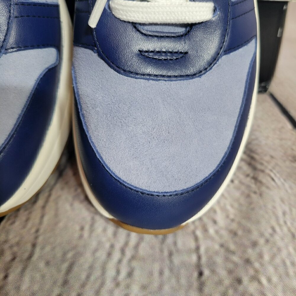 Lauren Ralph Lauren Rylee Leather & Suede Sneaker - Picture 3 of 10